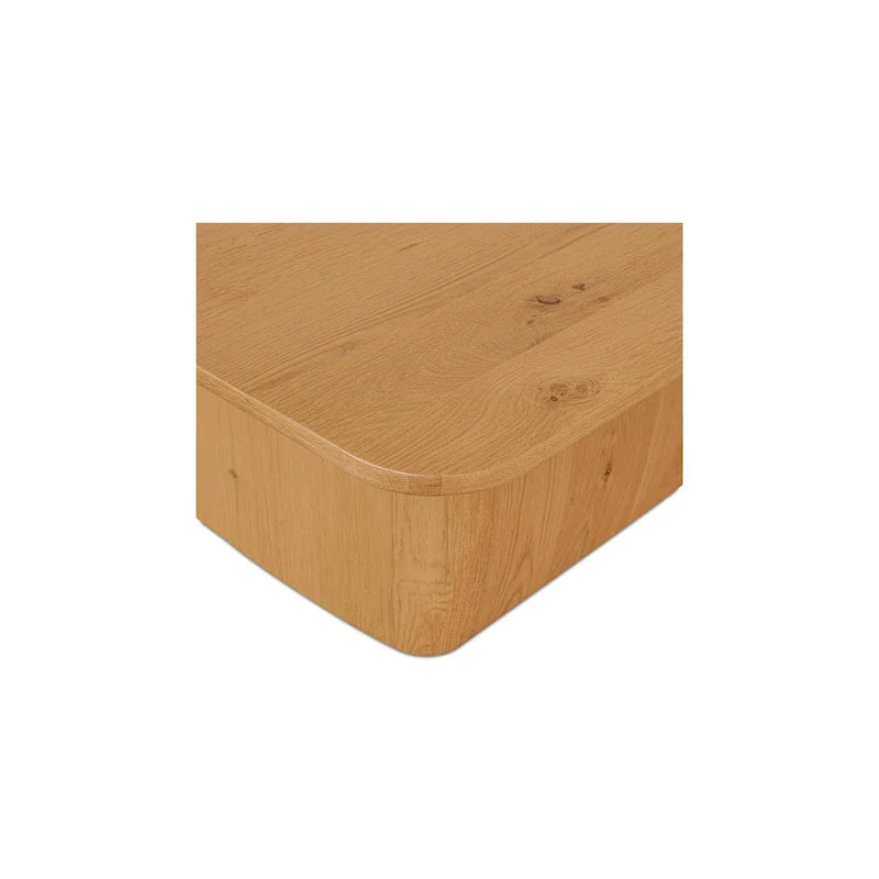 Tavolino rettangolare con angoli arrotondati - 55L x 36P x 17A