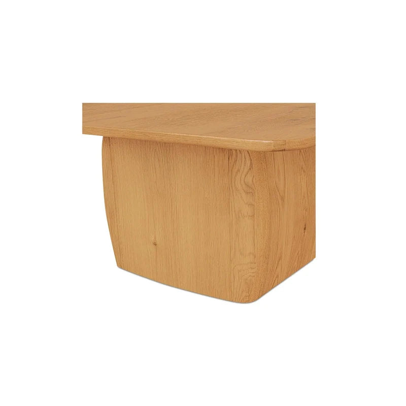Tavolino rettangolare con angoli arrotondati - 55L x 36P x 17A
