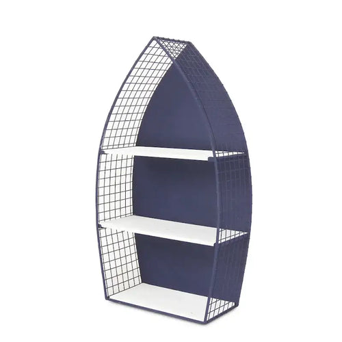 30.25 Scaffale da parete a 3 ripiani Blue Rowboat