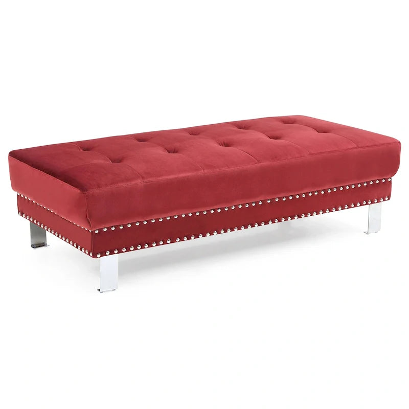 Pouf in velluto oversize