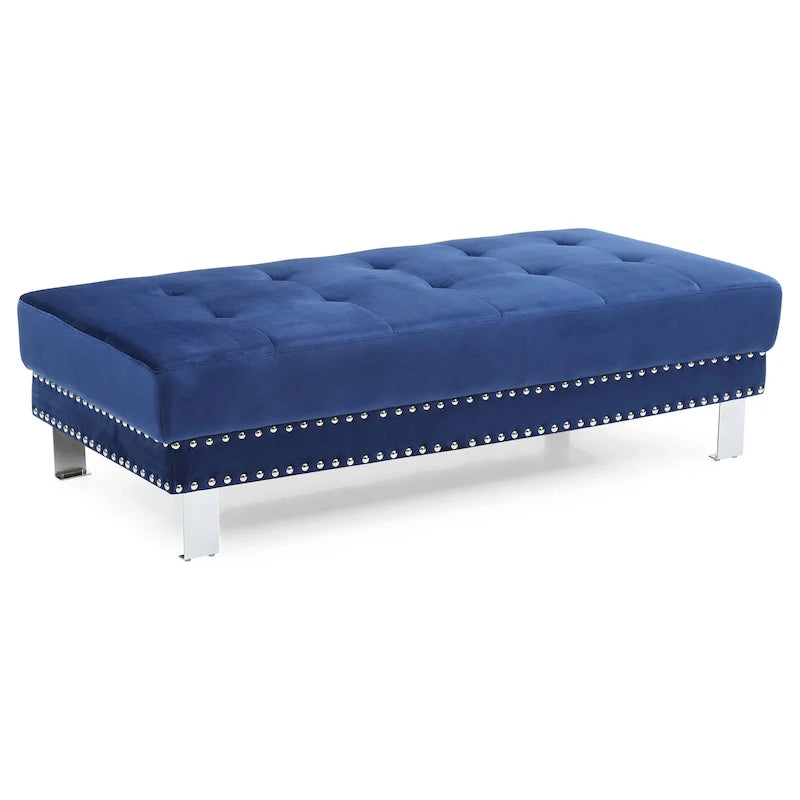 Pouf in velluto oversize