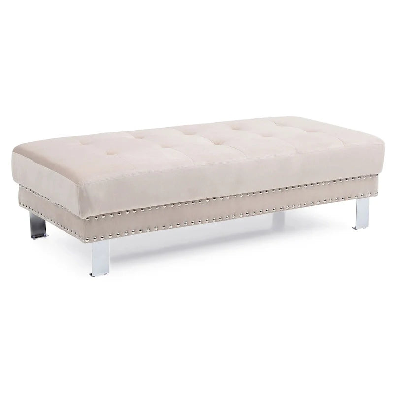 Pouf in velluto oversize