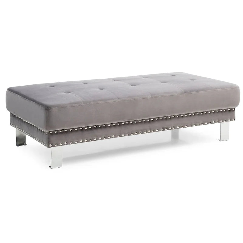 Pouf in velluto oversize