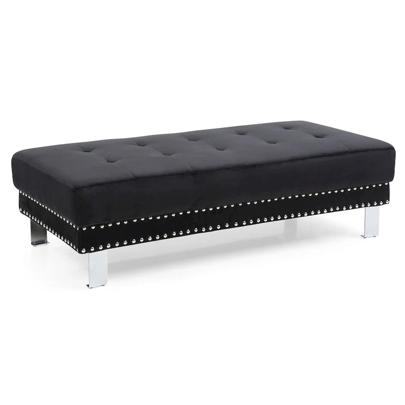 Pouf in velluto oversize